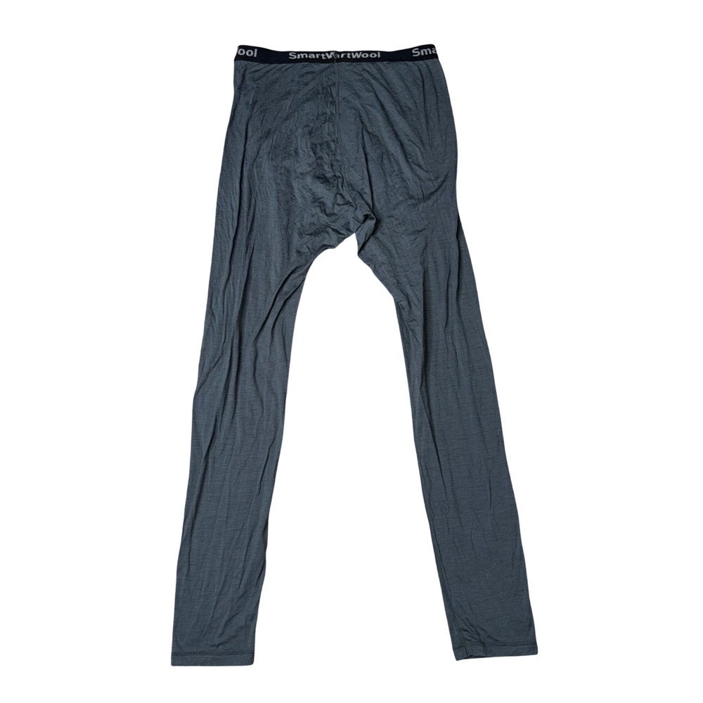 Smartwool Base Layer Pants Mens Medium Gray Excellent 100% Merino Wool Leggings - Picture 5 of 5